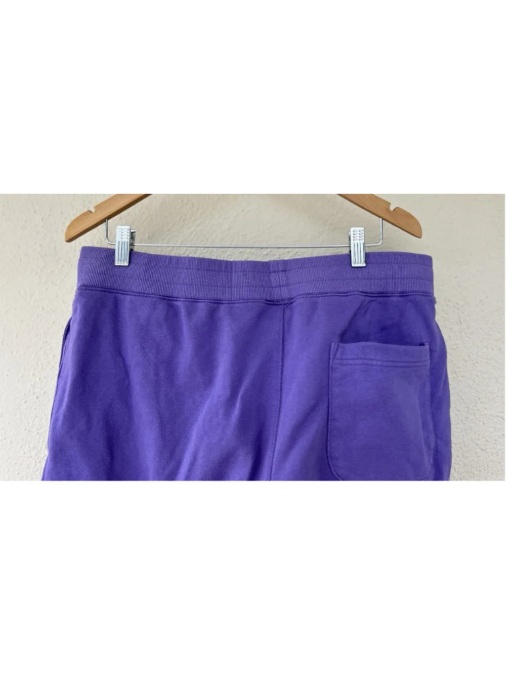 Teddy Fresh Purple Sweatpants XL Logo Patch Pocket Lounge Elastic Waist Unisex